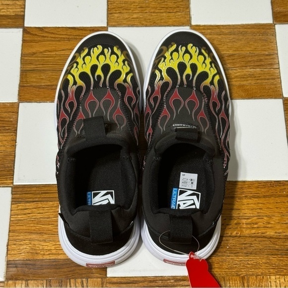 Vans Ultrarange Sock Mash Up Flames Sneaker Size 10 Women - Picture 7 of 10